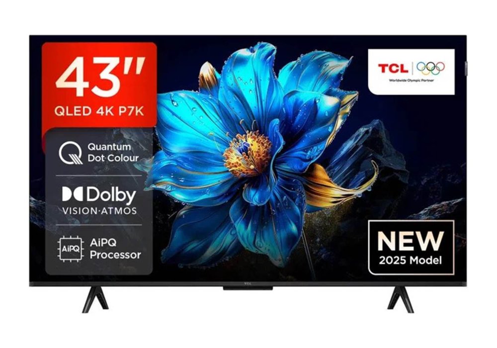 TCL 43P7K-UK 43 Inch (109.22 cm) Smart TV