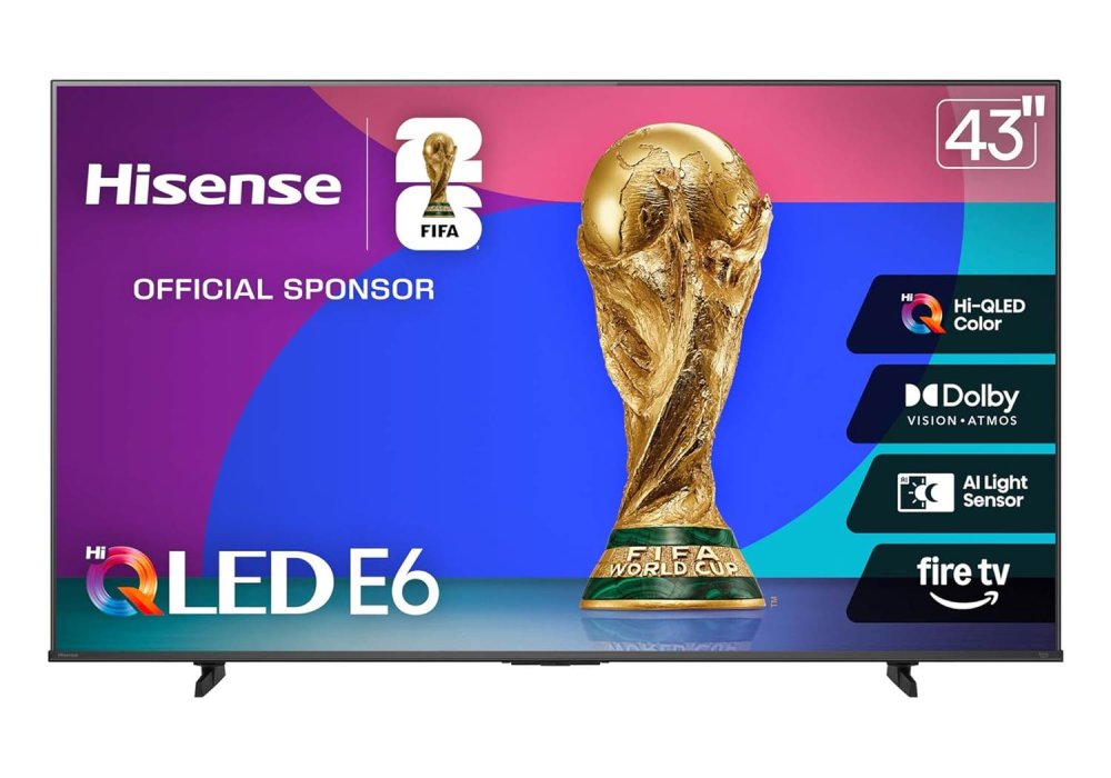 Hisense 43E6QF 43 Inch (109.22 cm) Smart TV