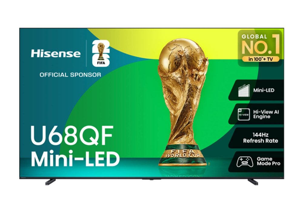 Hisense 55U68QF 55 Inch (139 cm) Smart TV