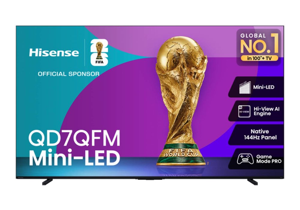 Hisense 100QD7QFM 100 Inch (254 cm) Smart TV