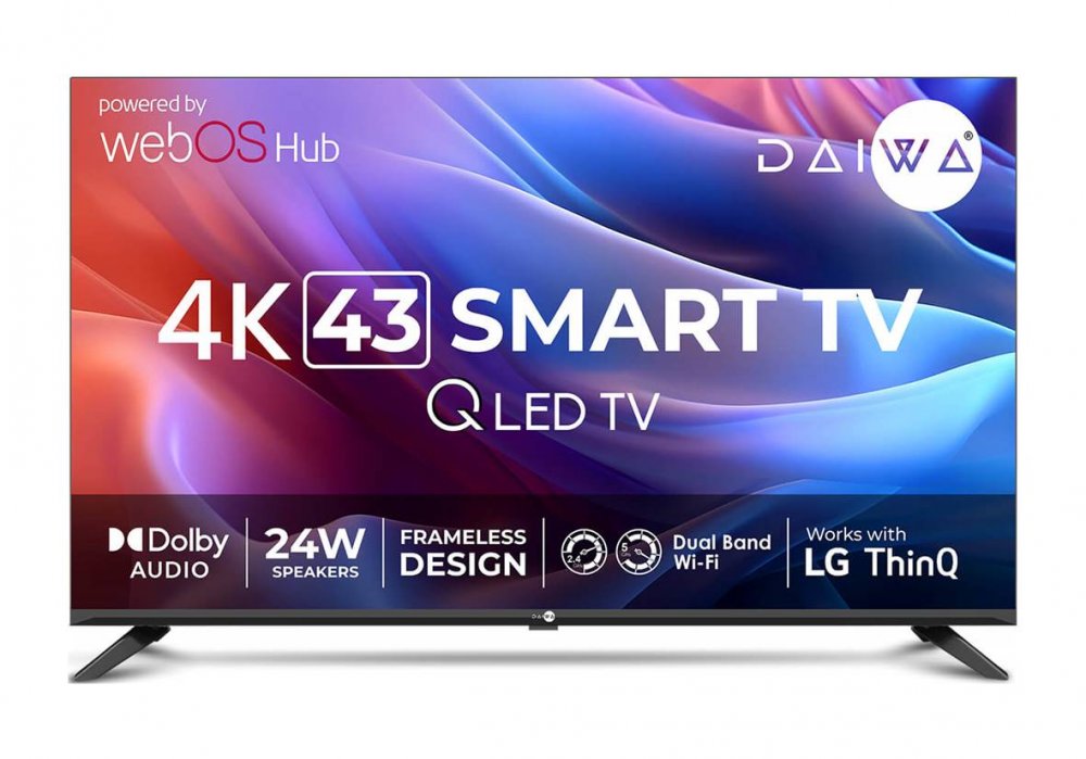 Daiwa D43Q2WOS 43 Inch (109.22 cm) Smart TV