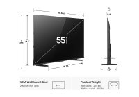 Hisense 55E6QF 55 Inch (139 cm) Smart TV