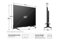 Hisense 50E7Q PRO 50 Inch (126 cm) Smart TV