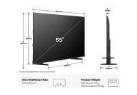 Hisense 55E77Q 55 Inch (139 cm) Smart TV