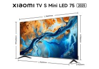 Mi Xiaomi TV S Mini LED 75 2025 75 Inch (191 cm) Smart TV
