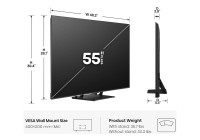 Hisense 55U7SF 55 Inch (139 cm) Smart TV