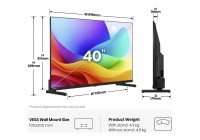 Hisense 40E5STUK 40 Inch (102 cm) Smart TV