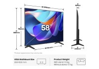 Hisense 58E6STUK 58 Inch (147 cm) Smart TV