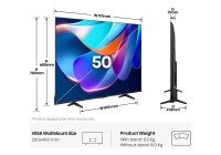 Hisense 50A6STUK 50 Inch (126 cm) Smart TV