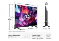 Hisense 43E78STUK PRO 43 Inch (109.22 cm) Smart TV