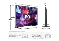 Hisense 50E7STUK PRO 50 Inch (126 cm) Smart TV