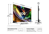 Hisense 100UR8STUK 100 Inch (254 cm) Smart TV