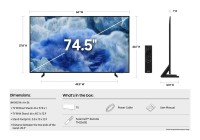LG QN75Q8FAAFXZA 75 Inch (191 cm) Smart TV