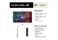 LG 86MRGB95BUA 86 Inch (218 cm) Smart TV