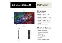 LG 100MRGB95BU 100 Inch (254 cm) Smart TV