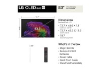 LG OLED83G6WUA 83 Inch (210.82 cm) Smart TV