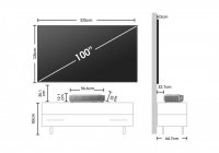 Hisense 100L5HTUKD 100 Inch (254 cm) Smart TV