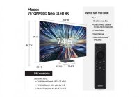 Samsung QN75QN900DF / QN75QN900DFXZA 75 Inch (191 cm) Smart TV