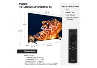 Samsung UN43DU8000F / UN43DU8000FXZA 43 Inch (109.22 cm) Smart TV