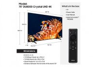 Samsung UN75DU8000F / UN75DU8000FXZA 75 Inch (191 cm) Smart TV