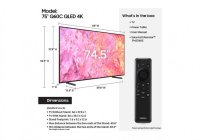 Samsung QN75Q60CAF / QN75Q60CAFXZA 75 Inch (191 cm) Smart TV