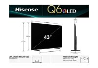 Hisense 43Q6QNZ 43 Inch (109.22 cm) Smart TV