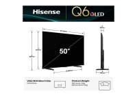 Hisense 50Q6QAU 50 Inch (126 cm) Smart TV